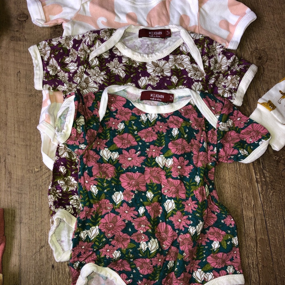 3-6mo- Kate Quinn Organics, Milkbarn, Posh Peanut - Picture 6 of 7